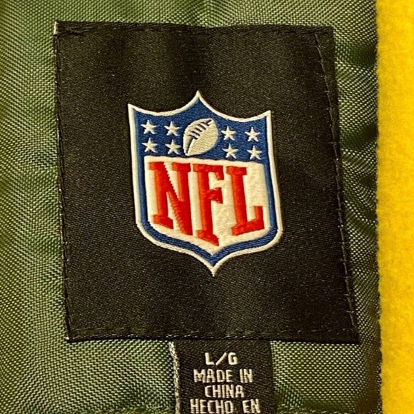 Green Bay Packers Hooded Jacket Removable Zipper Hood Rare Excellent Condition - Picture 8 of 16